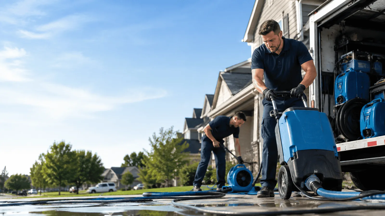 Dehumidification being performed in Cowlesville, NY